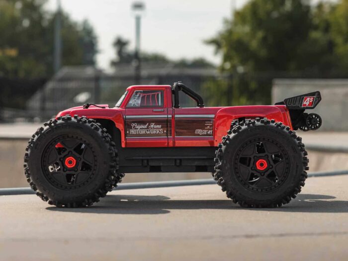 Arrma 1/10 Outcast 4x4 4S BLX Centre Diff Stunt MT (Red) ARA4410V2T4 - Image 11