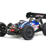 TLR 1/8 TLR Tuned Typhon 6S 4WD BLX Buggy RTR, Red/Blue ARA8406