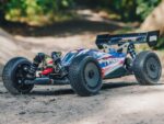 TLR 1/8 TLR Tuned Typhon 6S 4WD BLX Buggy RTR, Red/Blue ARA8406 - Image 13