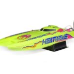 Pro Boat Blackjack 24" V2 Catamaran Brushless: RTR, Heat Wave Visual PRB08049T1