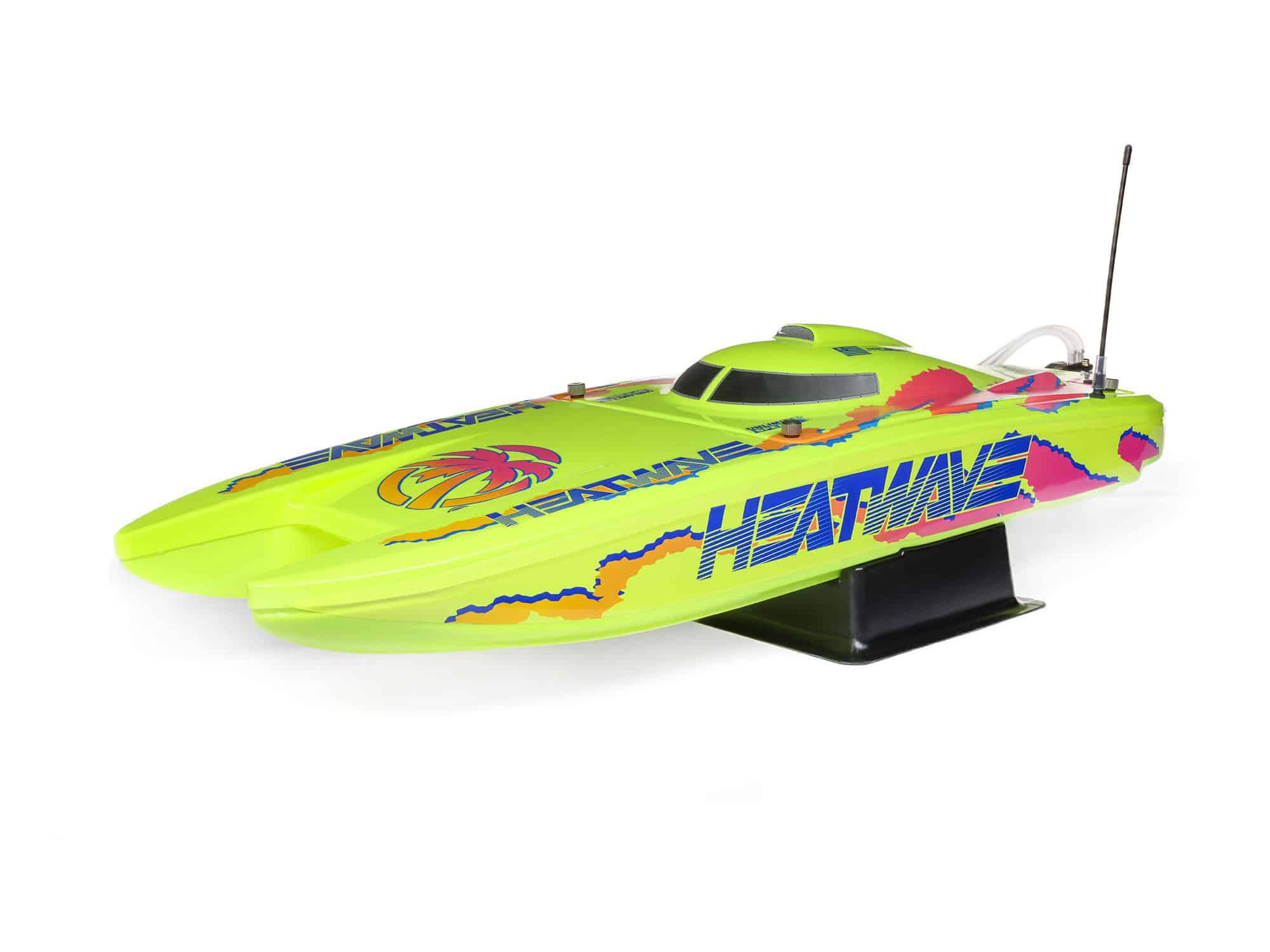 B-PRB08049T1 Pro Boat Blackjack 24" V2 Catamaran Brushless: RTR, Heat Wave Visual PRB08049T1 - Image 1