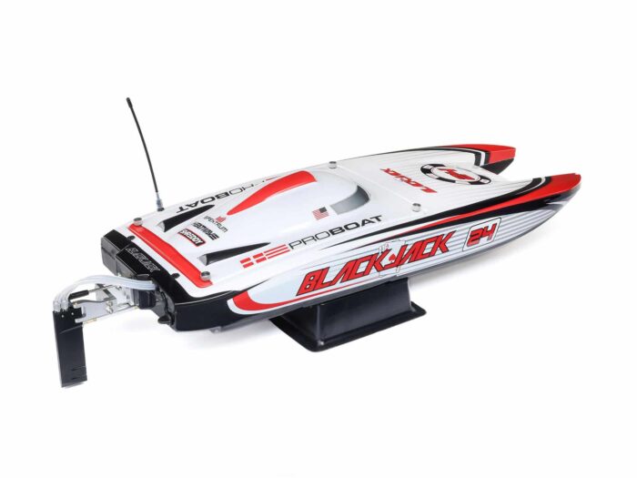 Pro Boat Blackjack 24" V2 Catamaran Brushless: RTR, Vegas Offshore PRB08049T2 - Image 2