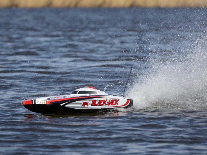 Pro Boat Blackjack 24" V2 Catamaran Brushless: RTR, Vegas Offshore PRB08049T2 - Image 6