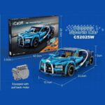 CaDA 1:18 Honour Pull-Back Sports Car - 377 pcs C52025W - Image 2