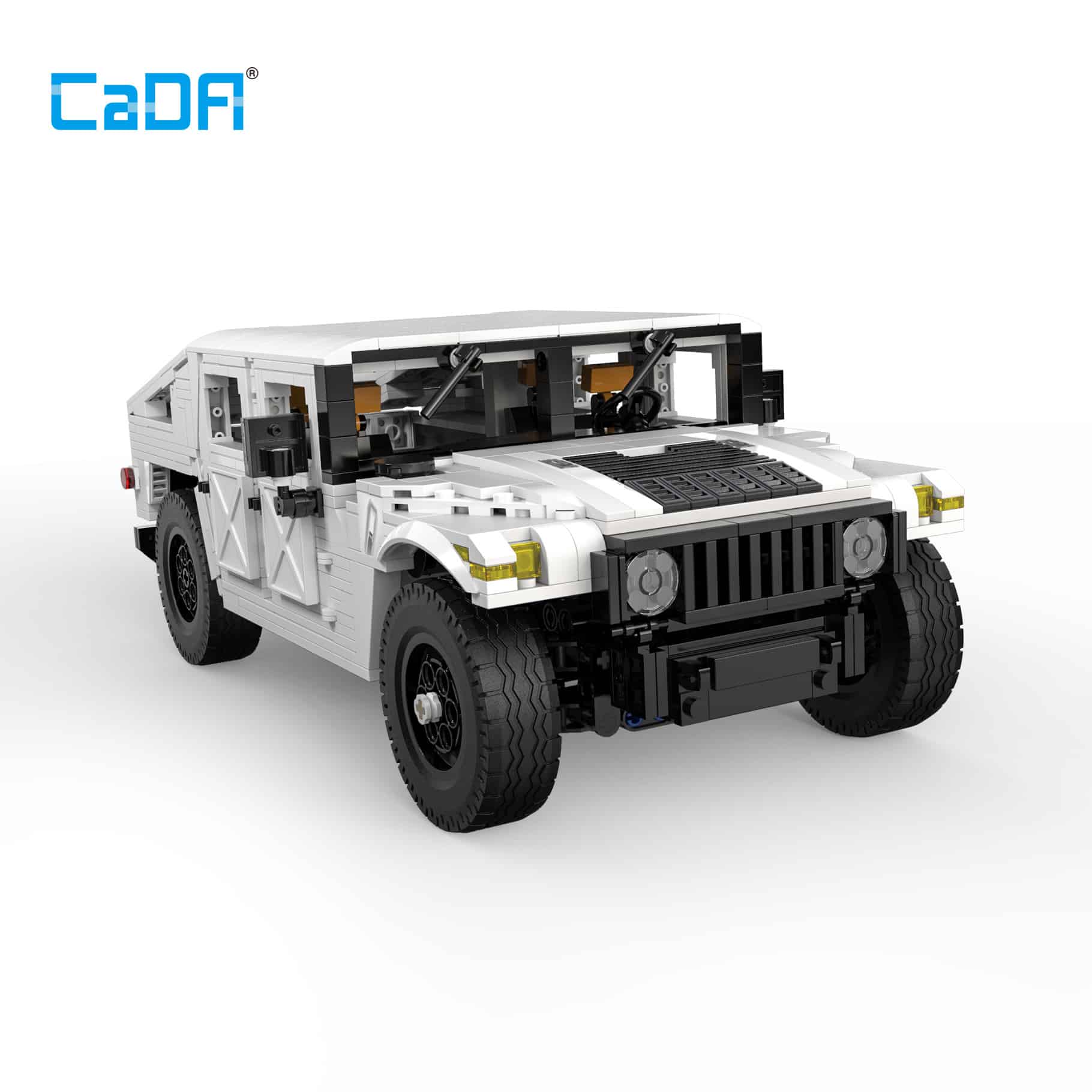 c61027w_-3 CaDA 1:12 Humvee Off-Road Truck - 1386 pcs C61027W - Image 1