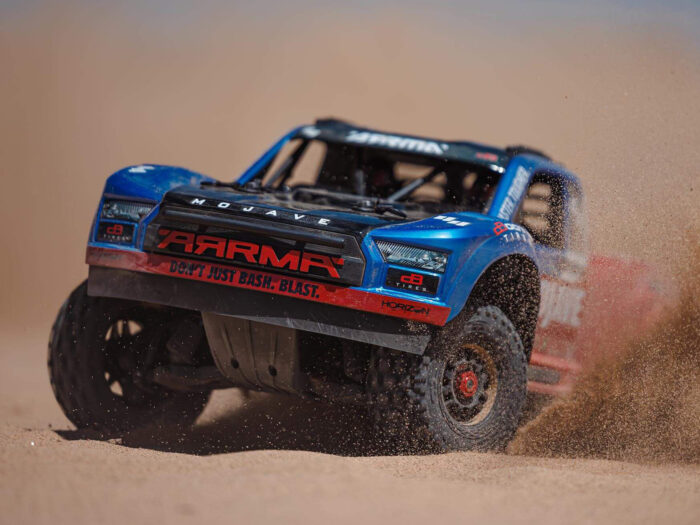 Arrma 1/8th Mojave 4x4 4S BLX Centre Diff Desert Truck RTR Blue ARA4404T2 - Image 20