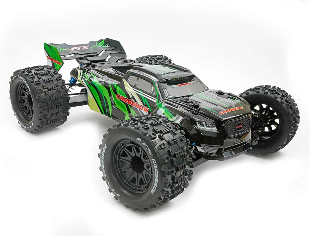 FTX5490GN-gallery7 FTX Crossbow 1/10th Brushless Truggy Truck RTR Green FTX5490GN - Image 1