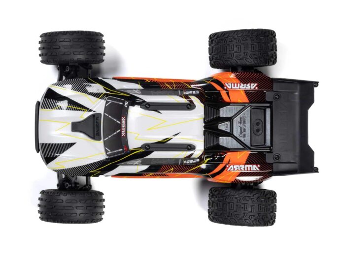 Arrma 1/10th Vorteks Mega RTR (With Battery & Charger) Orange ARA3205ST1 - Image 4