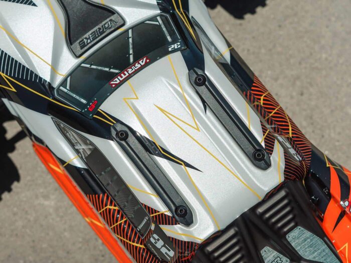 Arrma 1/10th Vorteks Mega RTR (With Battery & Charger) Orange ARA3205ST1 - Image 18