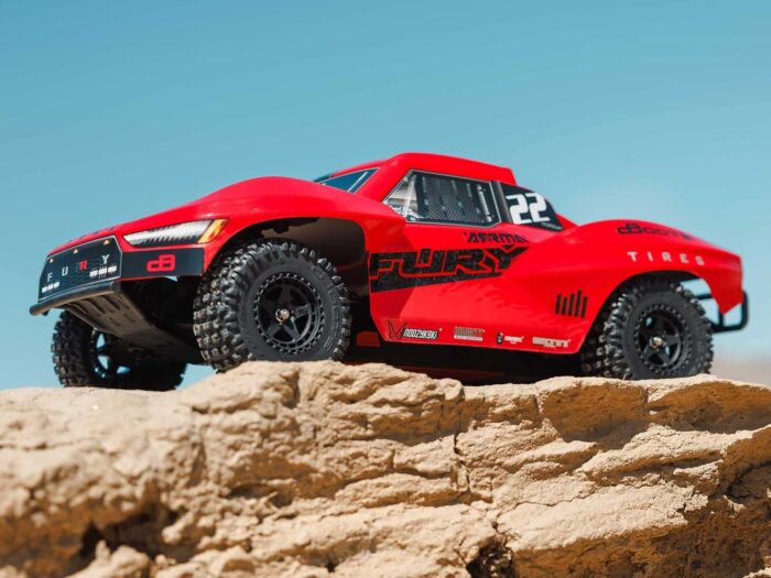 Arrma 1/10th Fury Mega 550 RTR (With Battery & Charger) Red ARA3221ST1 - Image 9