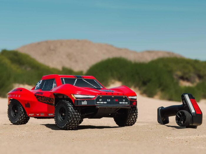 Arrma 1/10th Fury Mega 550 RTR (With Battery & Charger) Red ARA3221ST1 - Image 13