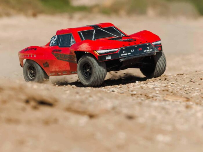 Arrma 1/10th Fury Mega 550 RTR (With Battery & Charger) Red ARA3221ST1 - Image 20