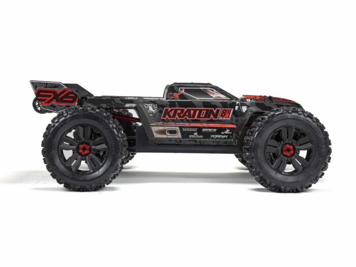 Arrma 1/5th Kraton 4X4 8S Blx EXB Monster Truck Black ARA5808V2T1 - Image 9