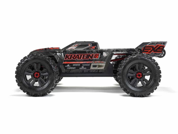Arrma 1/5th Kraton 4X4 8S Blx EXB Monster Truck Black ARA5808V2T1 - Image 11