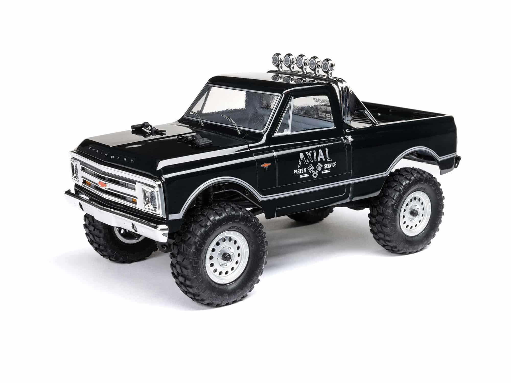 C-AXI00001V2T4 Axial 1/24th SCX24 1967 Chevrolet C10 Rock Crawler RTR Black AXI00001V2T4 - Image 1