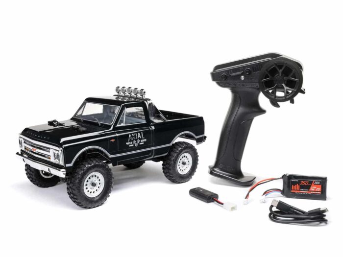 Axial 1/24th SCX24 1967 Chevrolet C10 Rock Crawler RTR Black AXI00001V2T4 - Image 10