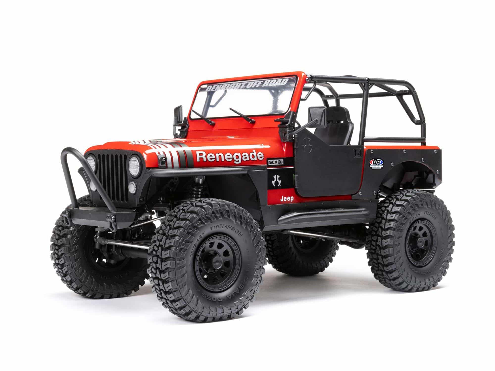C-AXI03008T1 Axial 1/10th SCX10 III Jeep CJ-7 RTR Red AXI03008T1 - Image 1