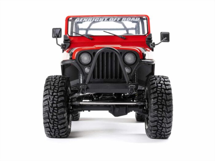 Axial 1/10th SCX10 III Jeep CJ-7 RTR Red AXI03008T1 - Image 9