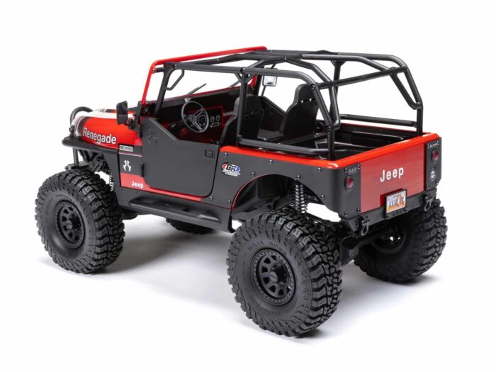 Axial 1/10th SCX10 III Jeep CJ-7 RTR Red AXI03008T1 - Image 13