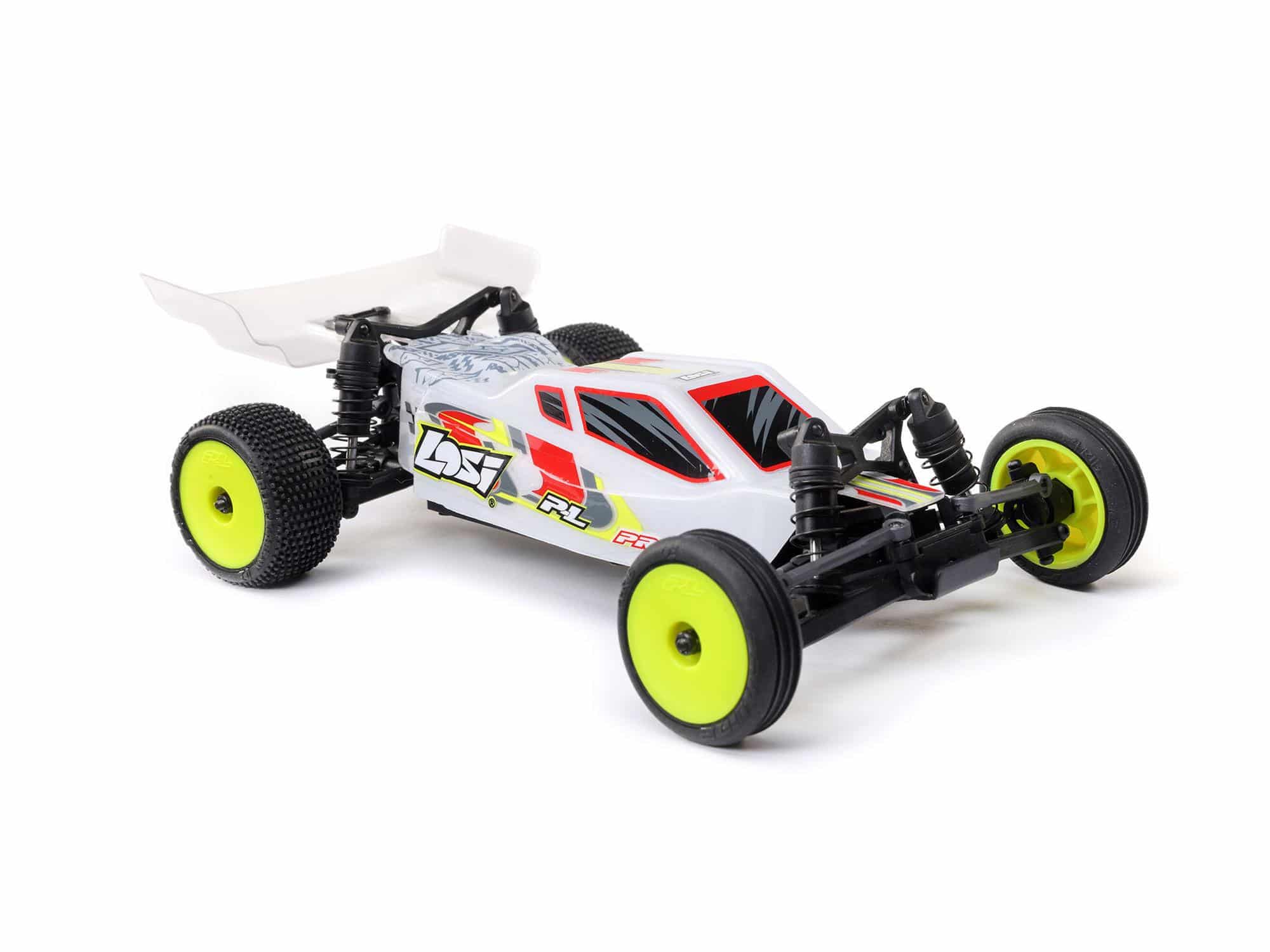 C-LOS00007T1_B Losi 1/24th Micro-B 2WD Buggy RTR White LOS00007T1 - Image 1