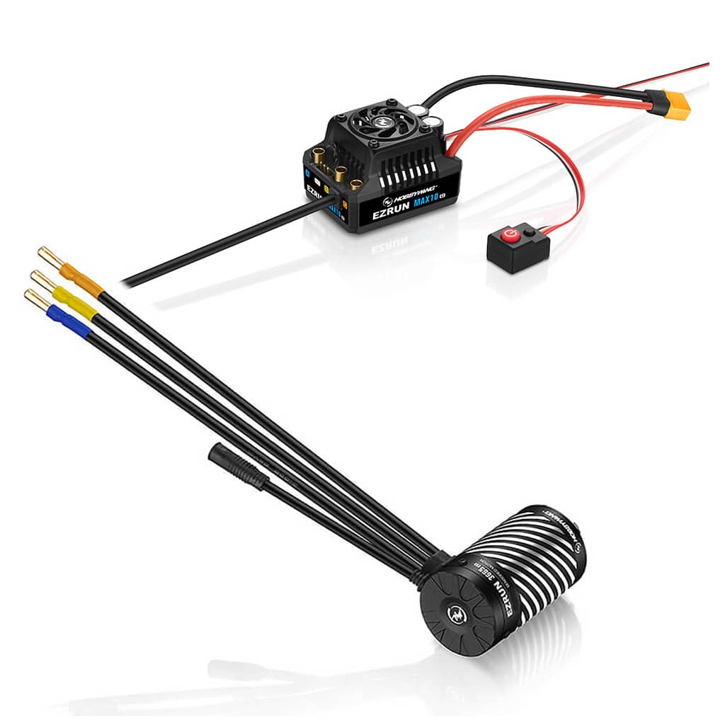 hw38020343_1 Hobbywing EZRUN Combo - MAX10 G2 140A & 3665SD 2400KV G3 HW38020343 - Image 1