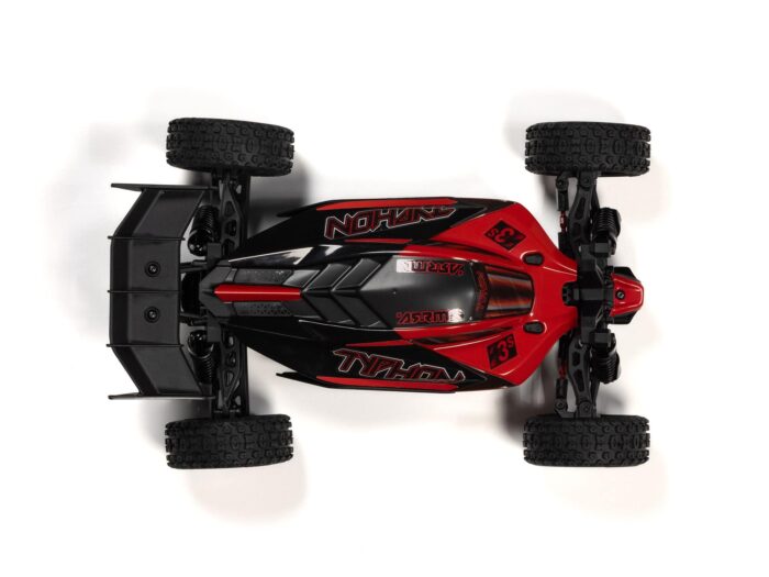 Arrma 1/18th Typhon GROM 223S BLX 4X4 with Batt/Charger Red ARA2306ST1 - Image 7