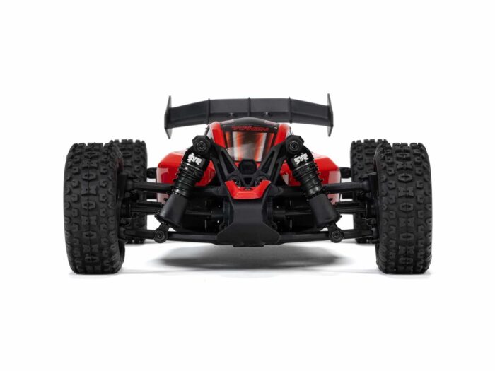 Arrma 1/18th Typhon GROM 223S BLX 4X4 with Batt/Charger Red ARA2306ST1 - Image 9