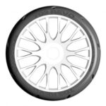 GRP 1/8th GT Tyres T03 Revo XB2 Extra Soft 20 Spoked FLEX White Wheel (1pr) GTH03-XB2 - Image 3