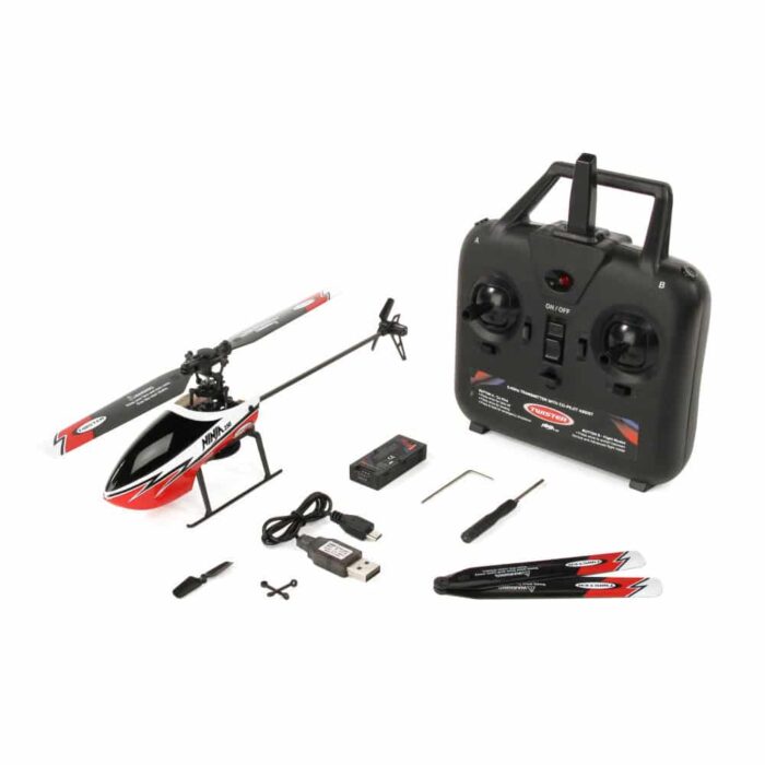 Twister Ninja 250 Flybarless Helicopter with 6-Axis & Altitude Hold Blue TWST1001B - Image 14