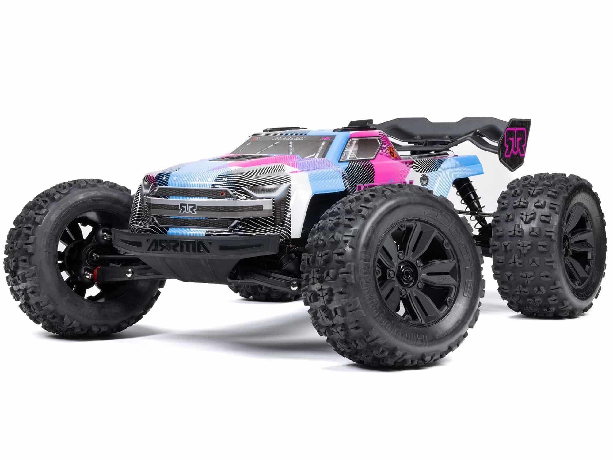C-ARA8608V6T2 Arrma 1/8th Kraton 6S V6 4X4 BLX Speed Monster Truck RTR Pink ARA8608V6T2 - Image 1