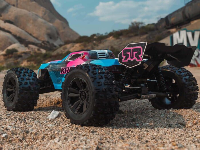 Arrma 1/8th Kraton 6S V6 4X4 BLX Speed Monster Truck RTR Pink ARA8608V6T2 - Image 3