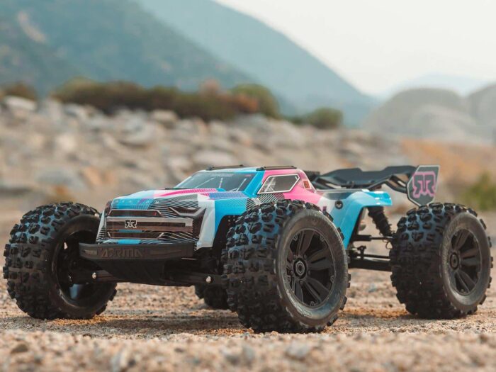 Arrma 1/8th Kraton 6S V6 4X4 BLX Speed Monster Truck RTR Pink ARA8608V6T2 - Image 2