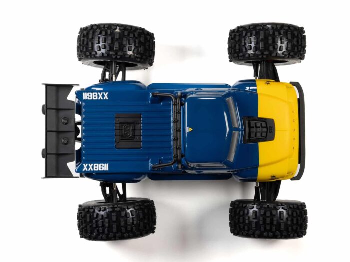 Arrma 1/8th Notorious 6S V6 4X4 BLX Stunt Truck RTR Blue ARA8611V6T2 - Image 4