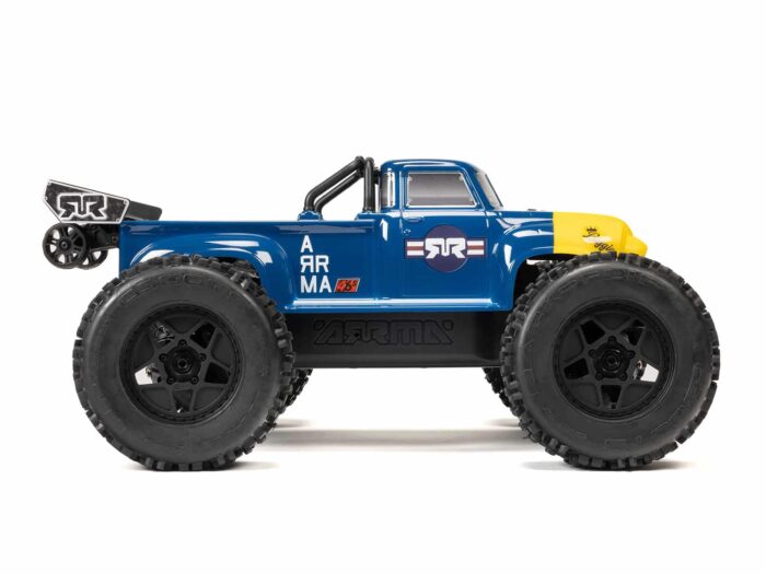 Arrma 1/8th Notorious 6S V6 4X4 BLX Stunt Truck RTR Blue ARA8611V6T2 - Image 6