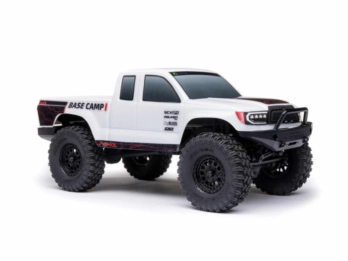 Axial 1/24th SCX24 Base Camp 4WD Rock Crawler RTR White AXI-1219T1 - Image 2
