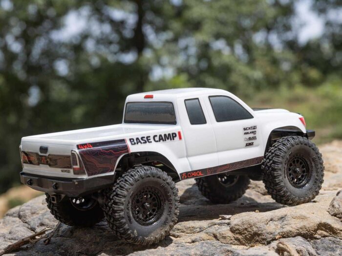 Axial 1/24th SCX24 Base Camp 4WD Rock Crawler RTR White AXI-1219T1 - Image 20