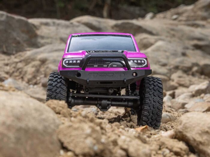 Axial 1/24th SCX24 Base Camp 4WD Rock Crawler RTR Pink AXI-1219T3 - Image 5