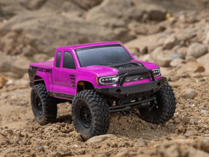 Axial 1/24th SCX24 Base Camp 4WD Rock Crawler RTR Pink AXI-1219T3 - Image 4