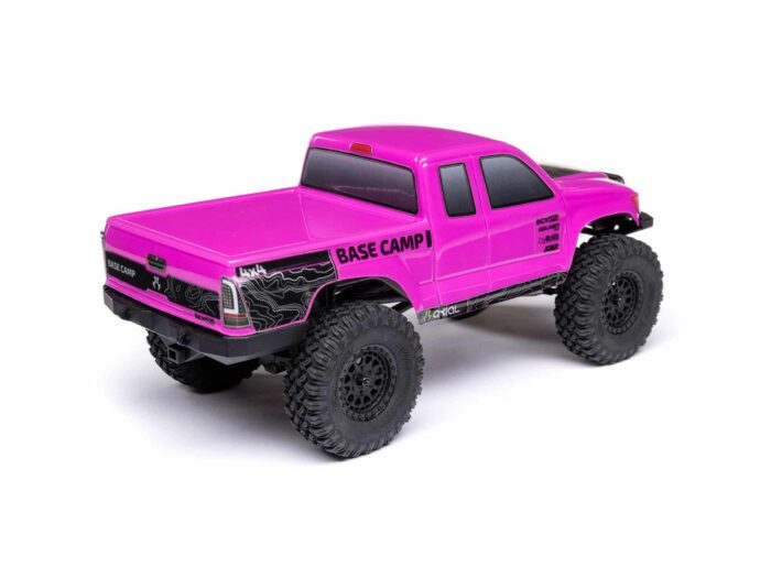 Axial 1/24th SCX24 Base Camp 4WD Rock Crawler RTR Pink AXI-1219T3 - Image 11