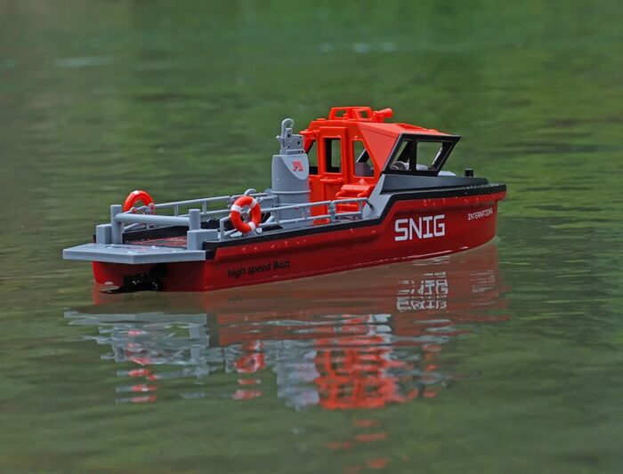 Heng Long SNIG Rescue RTR Boat Brushless 320mm Length (Black) HL3702-B - Image 6