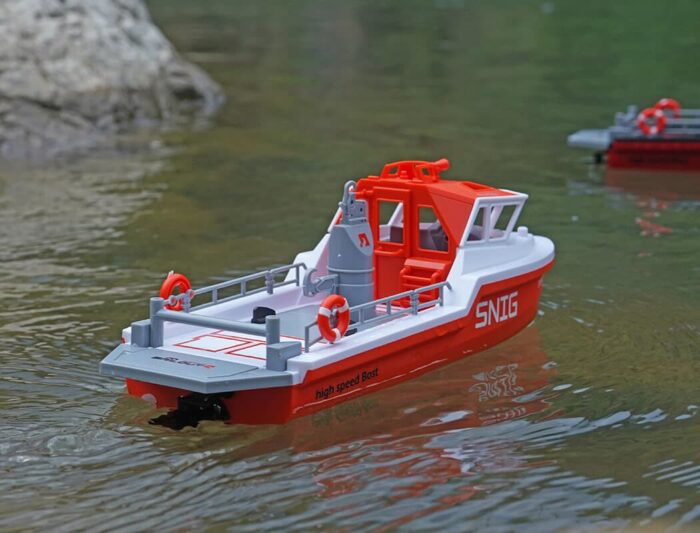 Heng Long SNIG Rescue RTR Boat Brushless 320mm Length (White) HL3702-W - Image 2