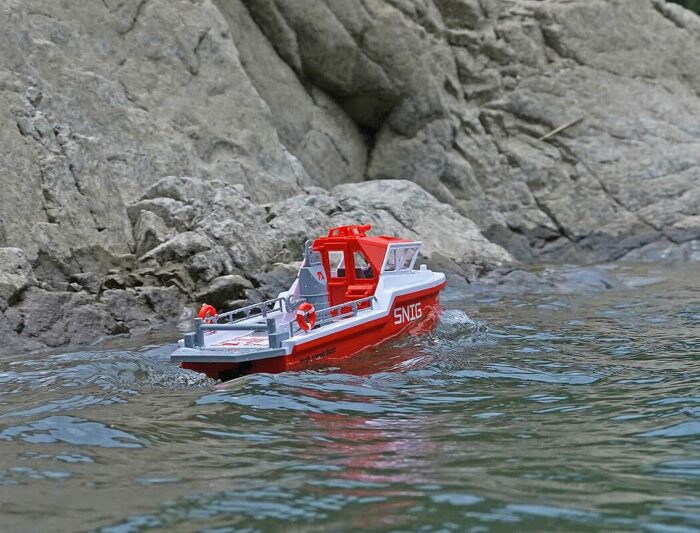 Heng Long SNIG Rescue RTR Boat Brushless 320mm Length (White) HL3702-W - Image 5