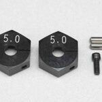 Yokomo YD-2 Aluminium Black 5.0mm Wheel Hex (2pcs) Y2-011CB5