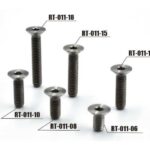 Reve D SPM Titanium M3x5mm Flat Head Screw (4pcs) RT-011-05