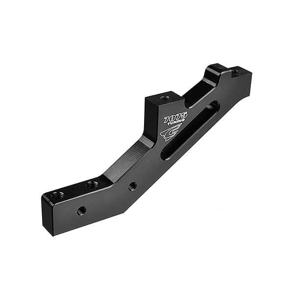 c-00180-387-2 Corally Chassis Brace V2 Front Swiss 7075 T6 Hard Black C-00180-387-2 - Image 1