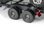 Fastrax Scale Dual Axle Truck Car Trailer W/Ramps & Leds FAST2372L - Image 4