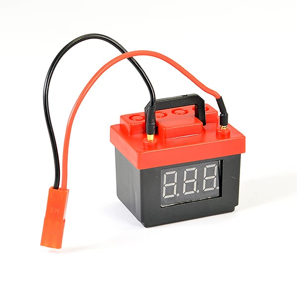 FAST2394BK Fastrax Scale Lipo Battery Box Voltage Checker/Alarm 2S/3S FAST2394BK - Image 1