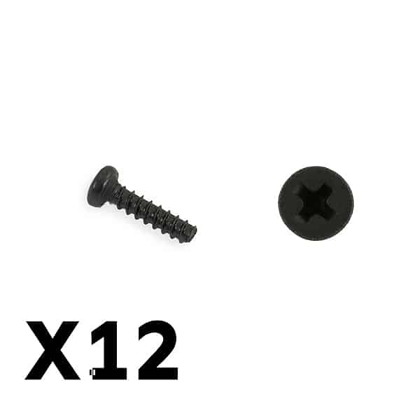 FTX9748 FTX Tracer Pan Head Self Tapping SCrews Pbho2*8mm FTX9748 - Image 1