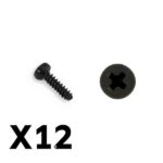 FTX Tracer Pan Head Self Tapping SCrews Pbho2.6*10mm FTX9749