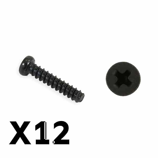 FTX9754 FTX Tracer Pan Head Self Tapping SCrews Pbho2.6*12mm FTX9754 - Image 1